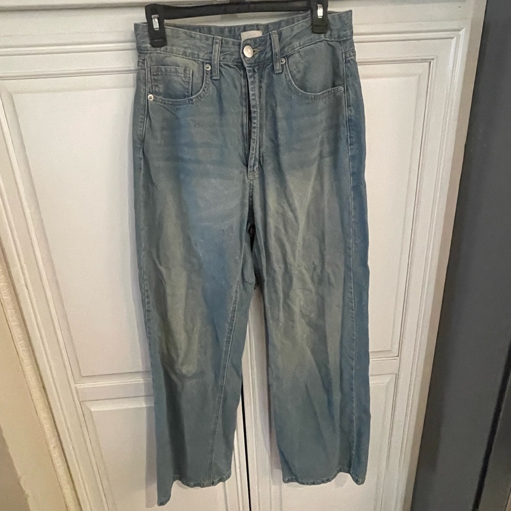 Classic Blue Wide Leg Jeans
